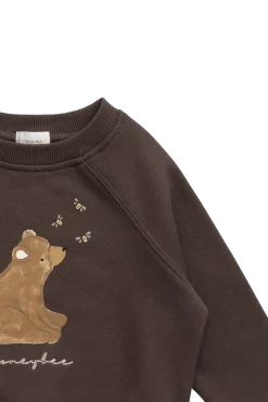 Organic Cotton Hayes Sweatshirt - Raku Honeybee Bear