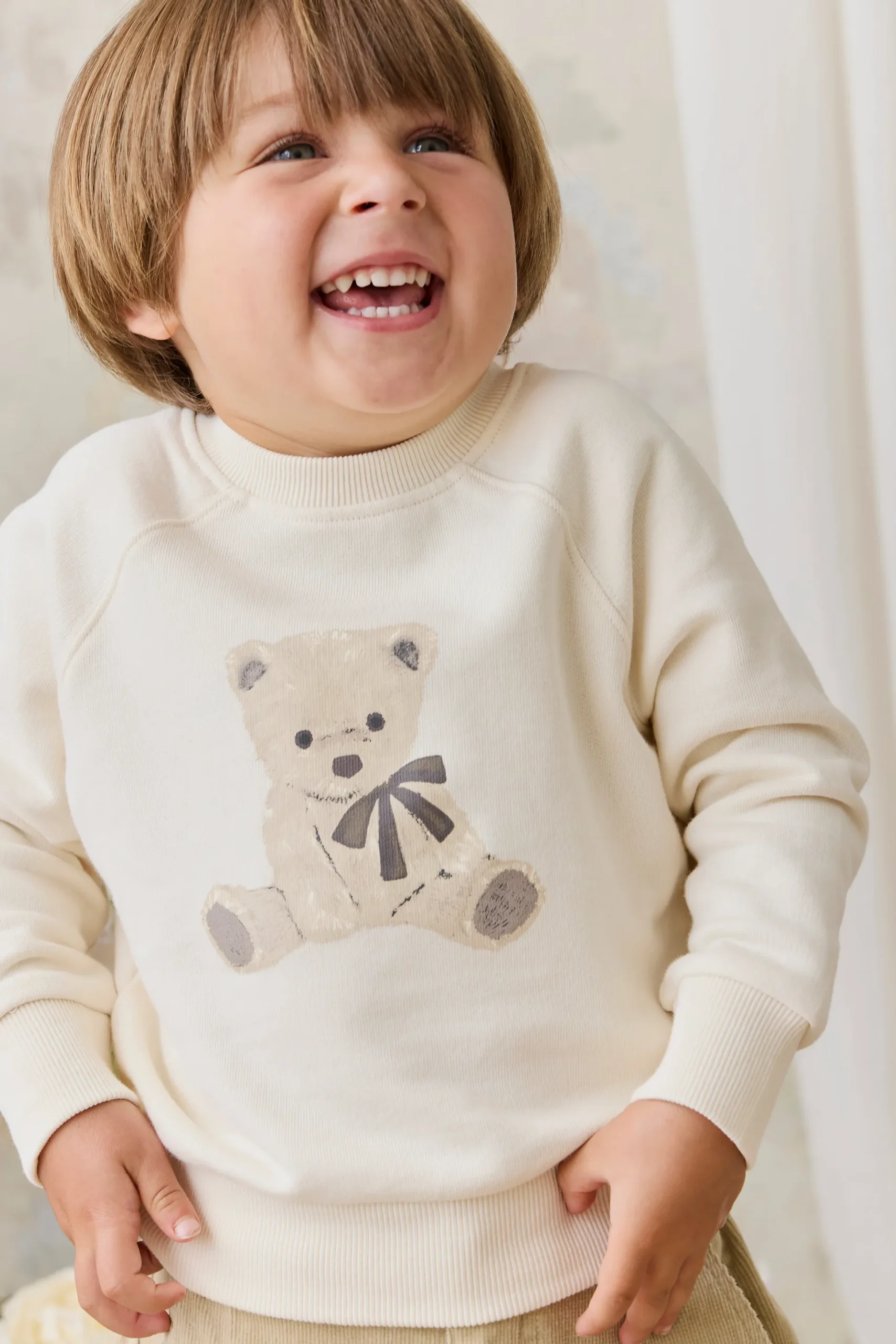 Organic Cotton Hayes Sweatshirt - Theo Teddy Cloud