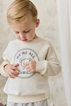 Organic Cotton Hayes Sweatshirt - We're All Family Cloud