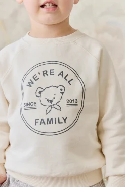 Organic Cotton Hayes Sweatshirt - We're All Family Cloud