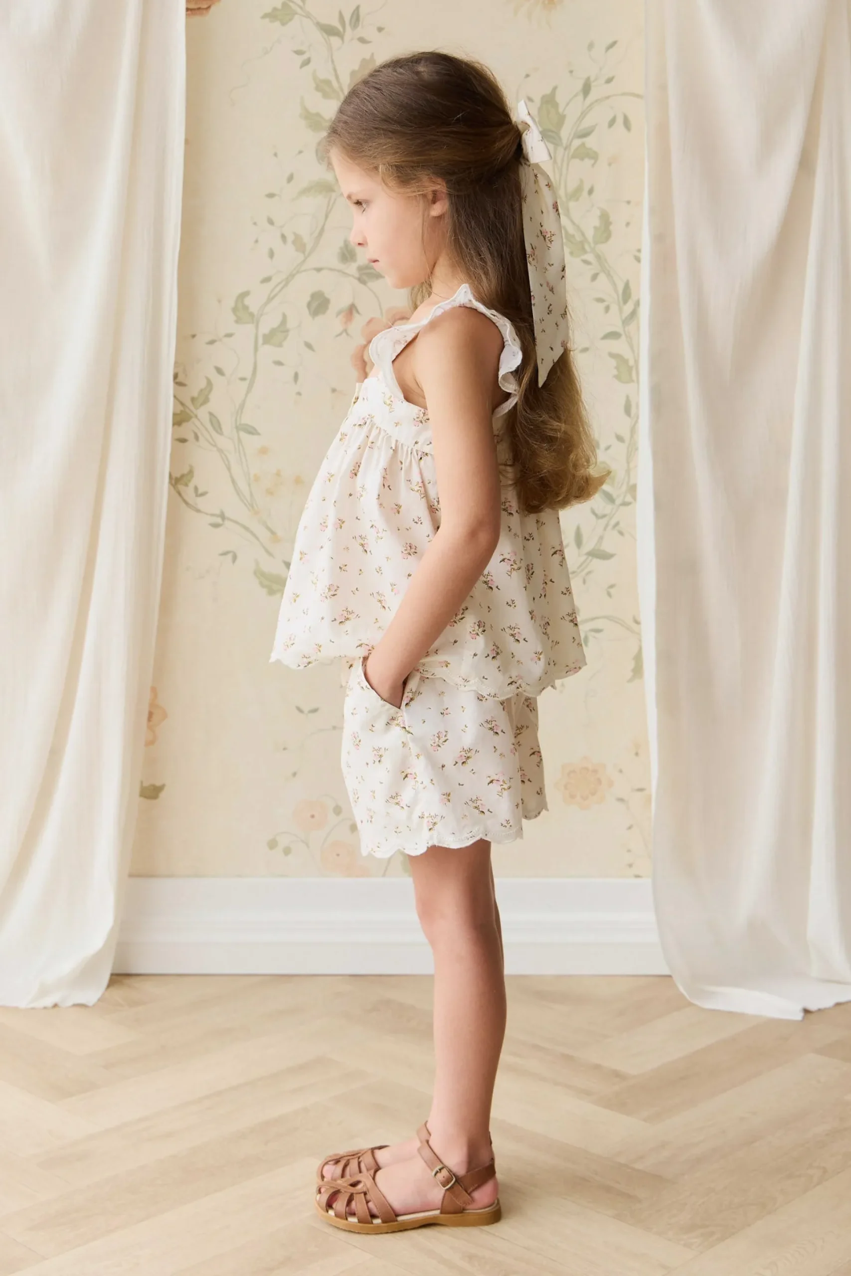 Organic Cotton Haylen Short - Bianca Antique