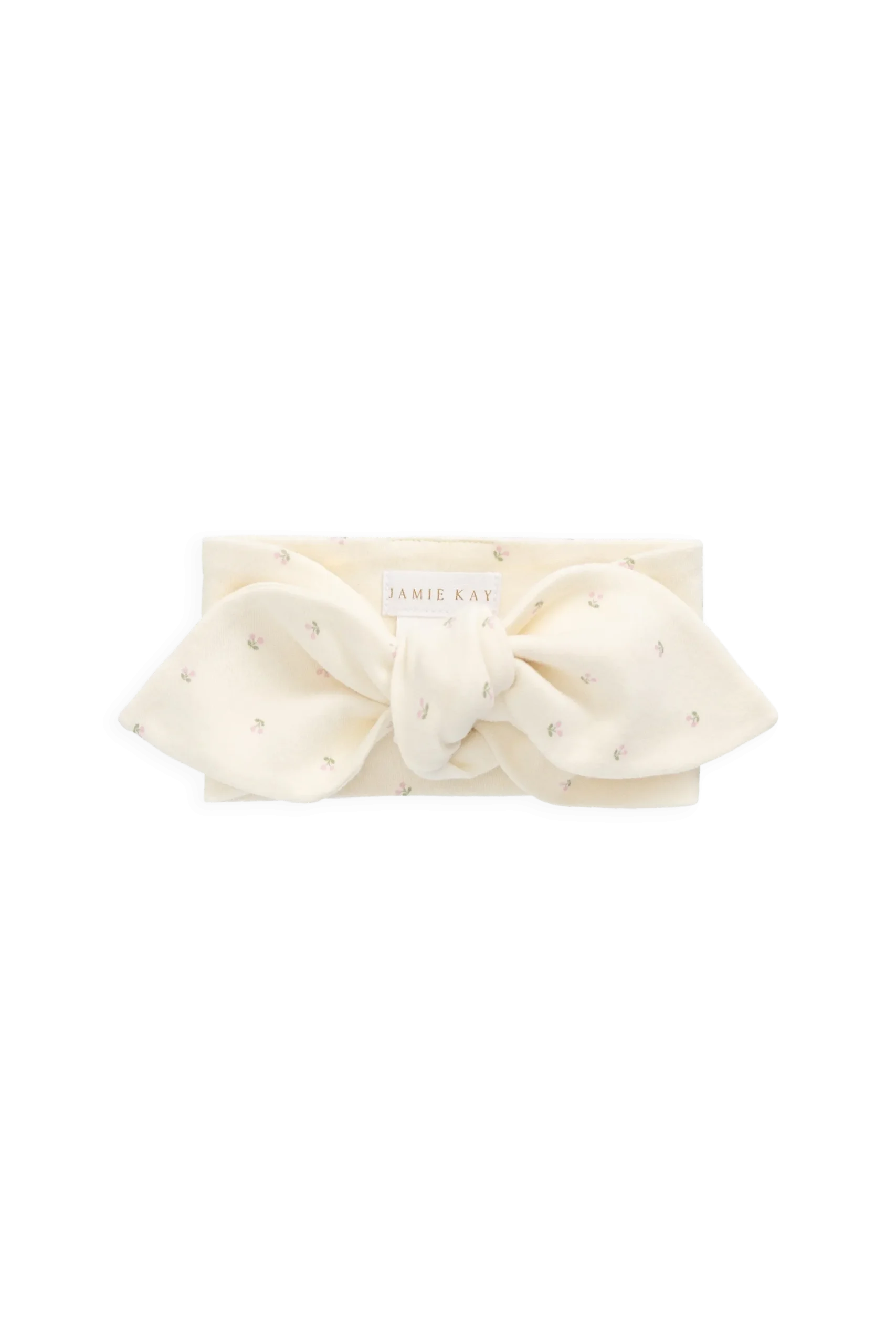 Organic Cotton Headband - Ditsy Cherries