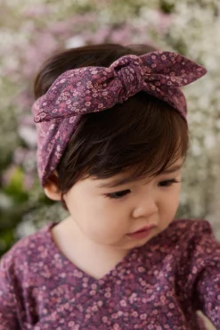 Organic Cotton Headband - Fig Floral