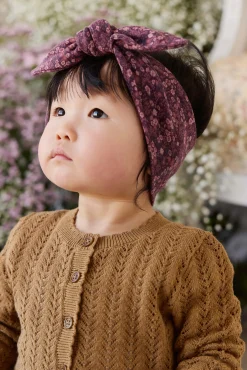 Organic Cotton Headband - Fig Floral