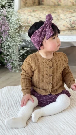 Organic Cotton Headband - Fig Floral