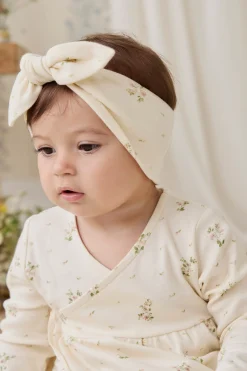 Organic Cotton Headband - Josepha Egret Small