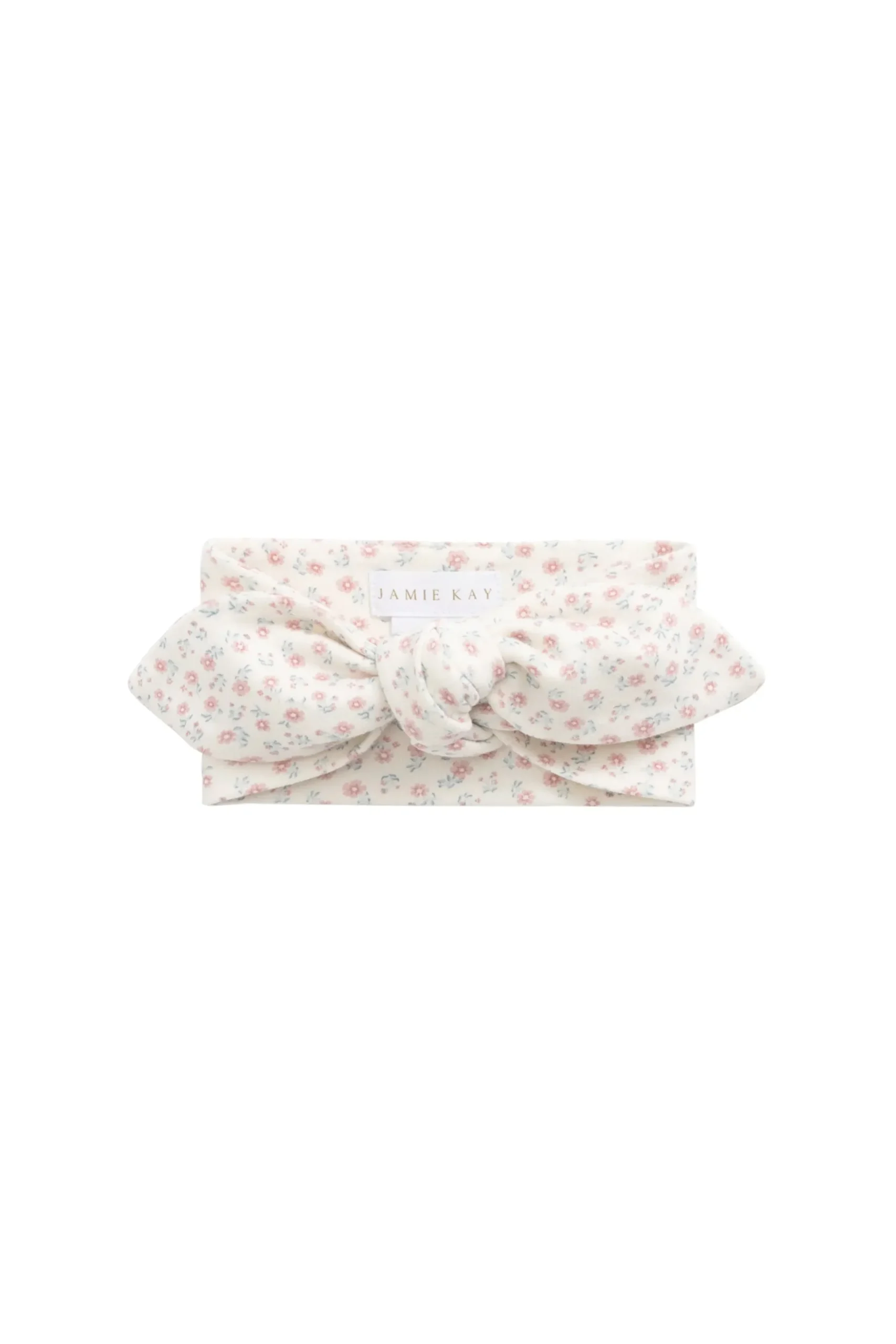 Organic Cotton Headband - Posy Garden Pink