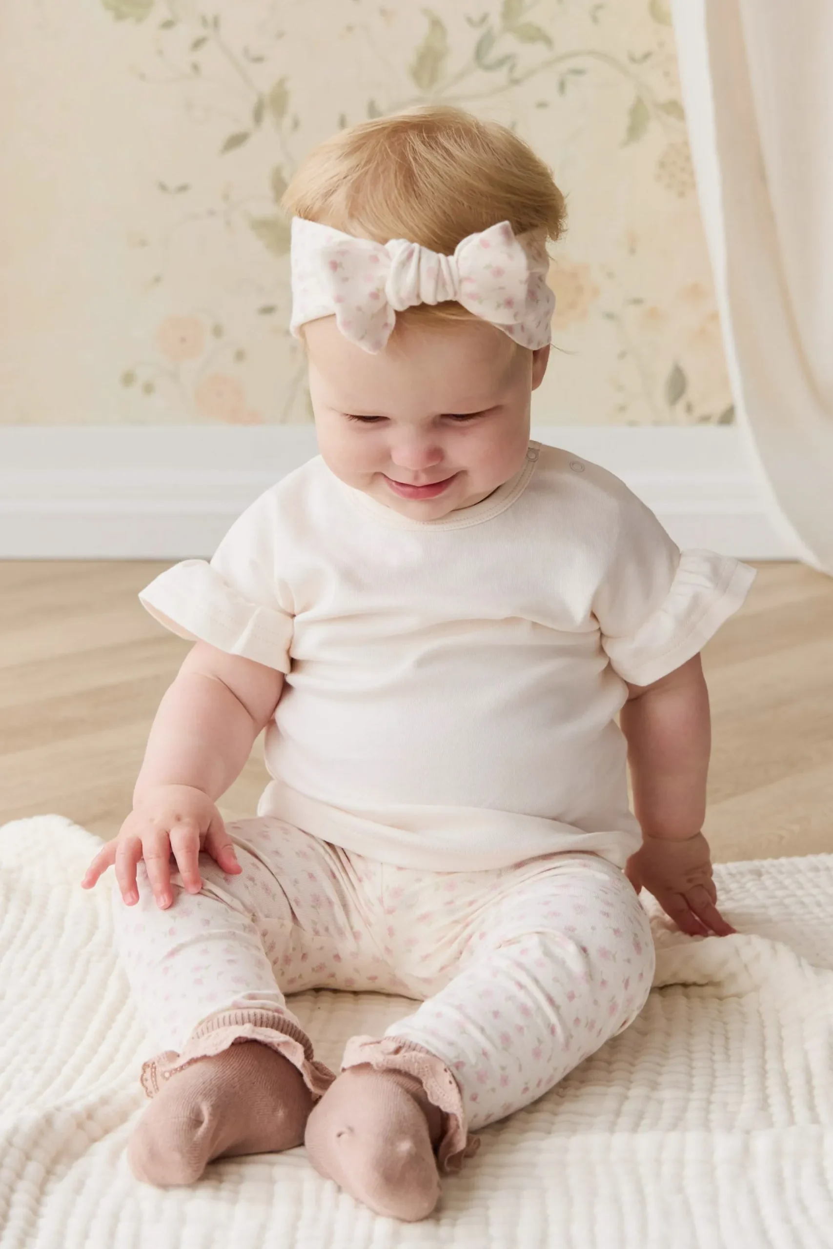 Organic Cotton Headband - Victoria Blush