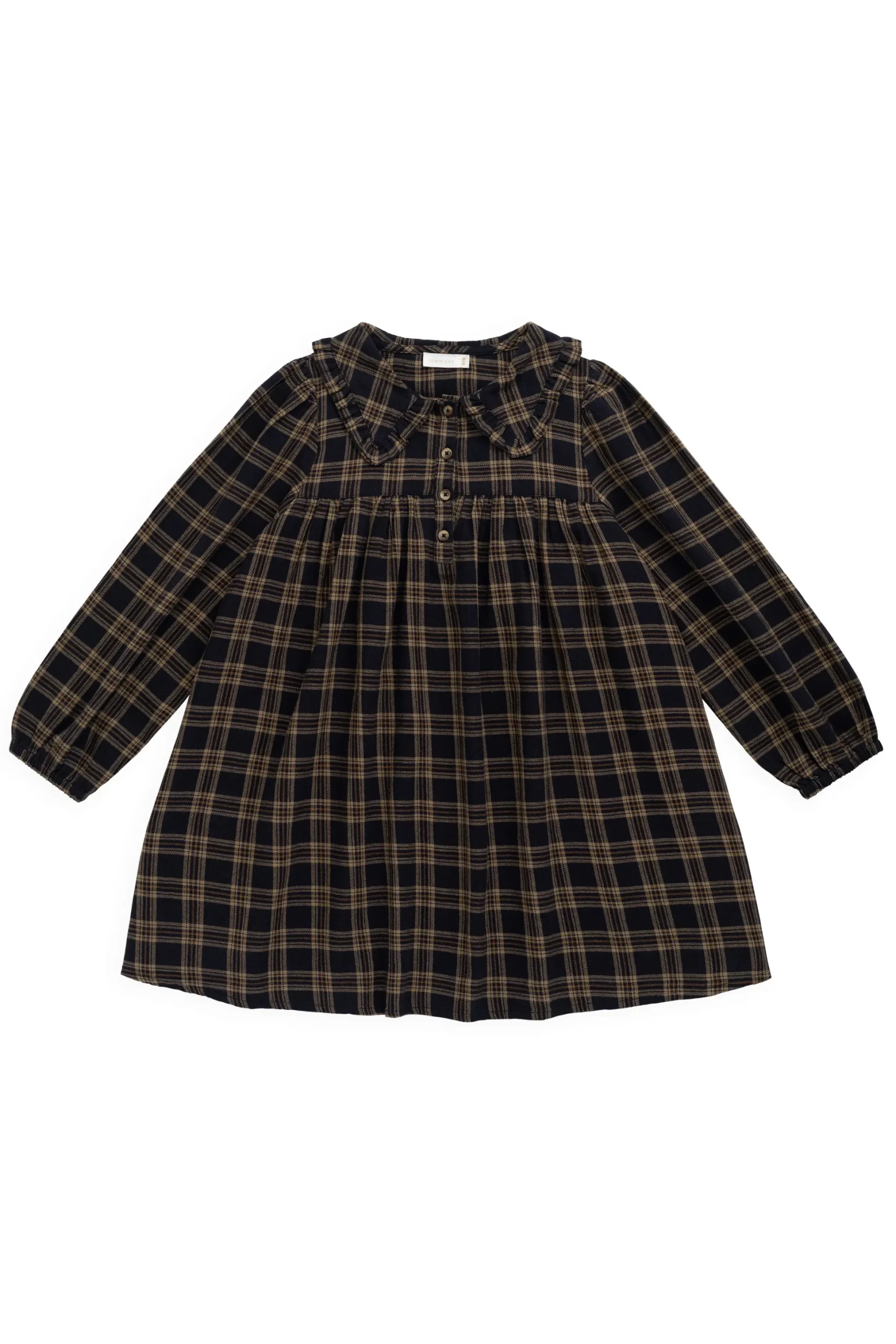 Organic Cotton Ira Dress - Woodland Check