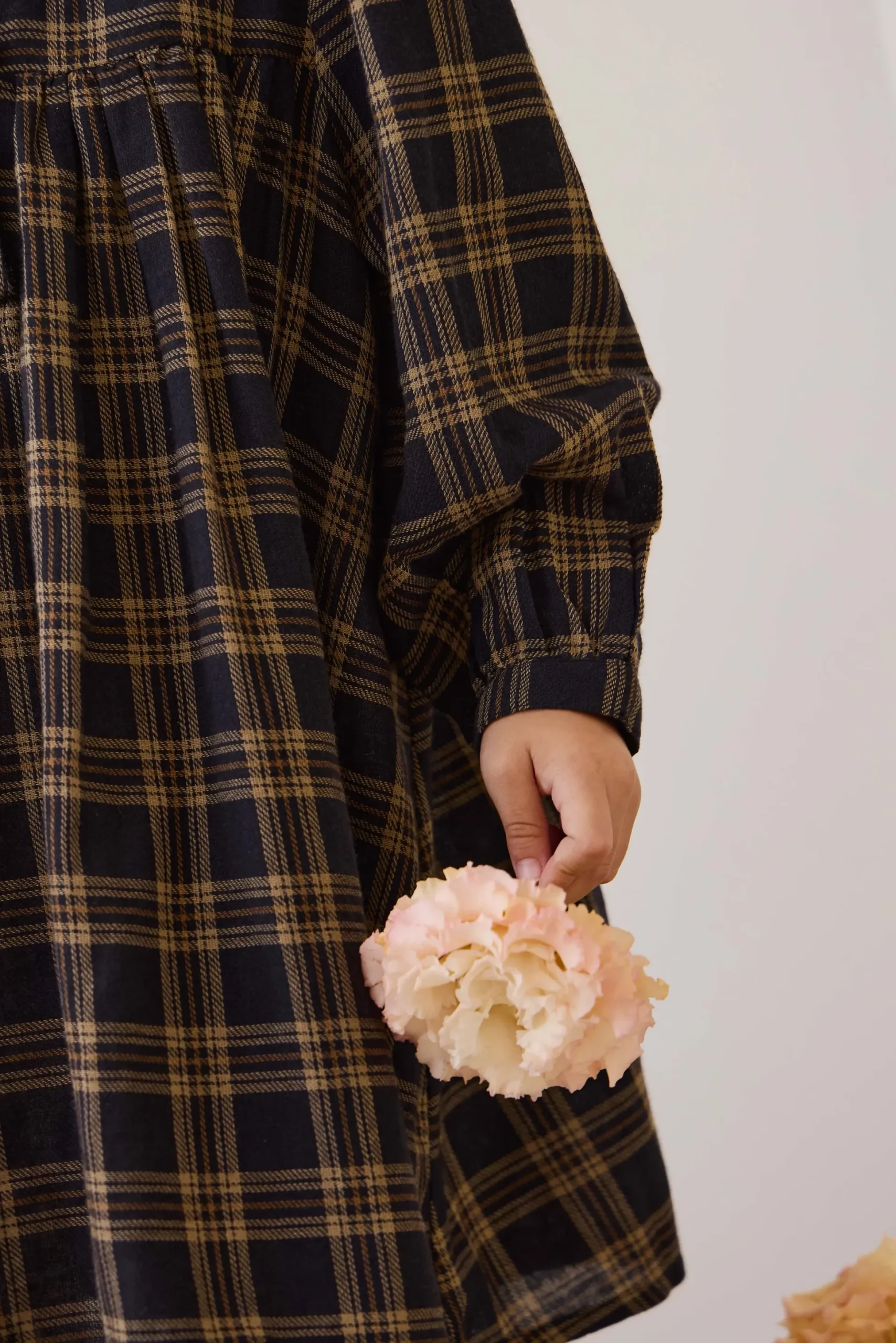 Organic Cotton Ira Dress - Woodland Check