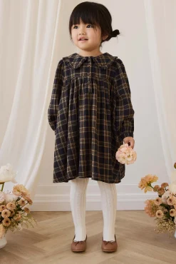 Organic Cotton Ira Dress - Woodland Check