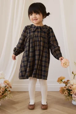 Organic Cotton Ira Dress - Woodland Check