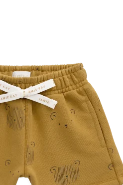 Organic Cotton Jalen Short - Buckwheat Teddy Face