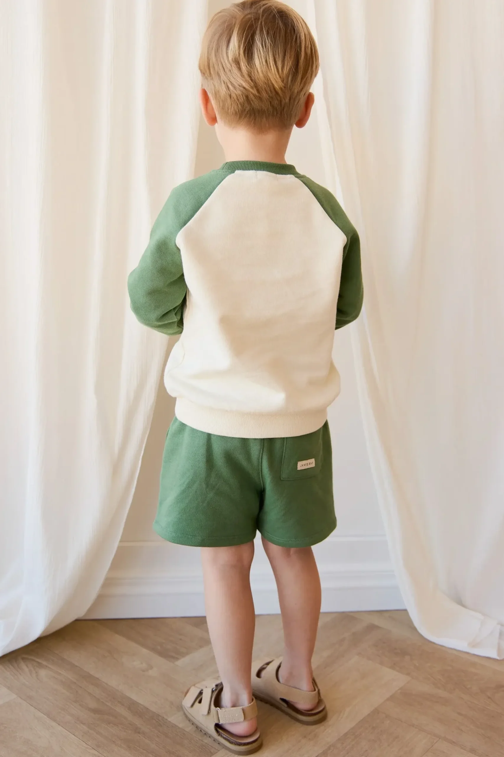 Organic Cotton Jalen Short - Snow Pea