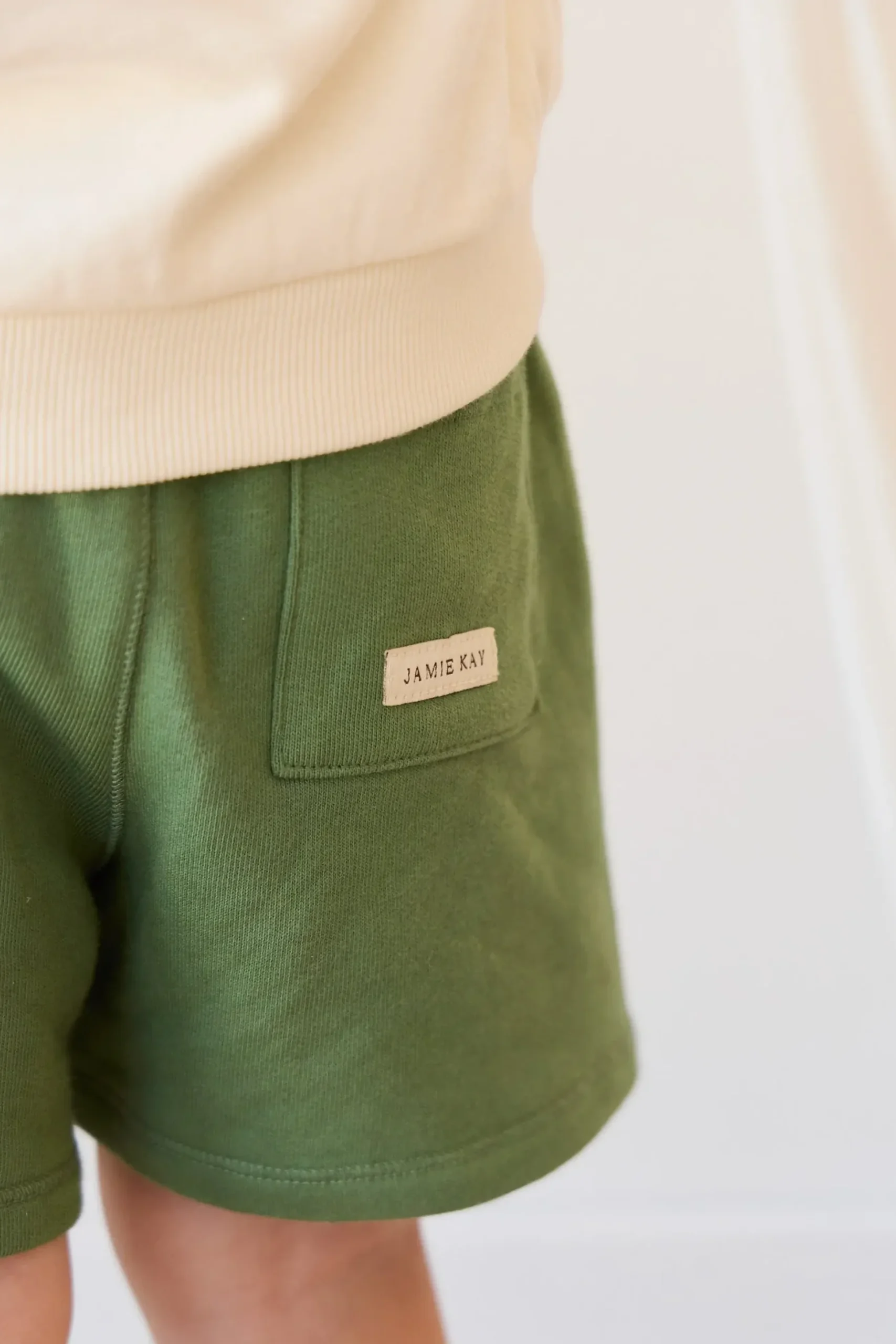 Organic Cotton Jalen Short - Snow Pea