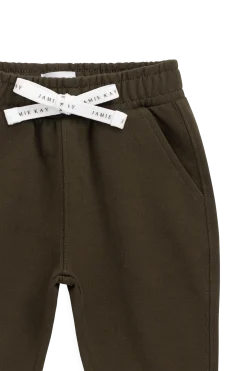 Organic Cotton Jalen Track Pant - Deep Olive