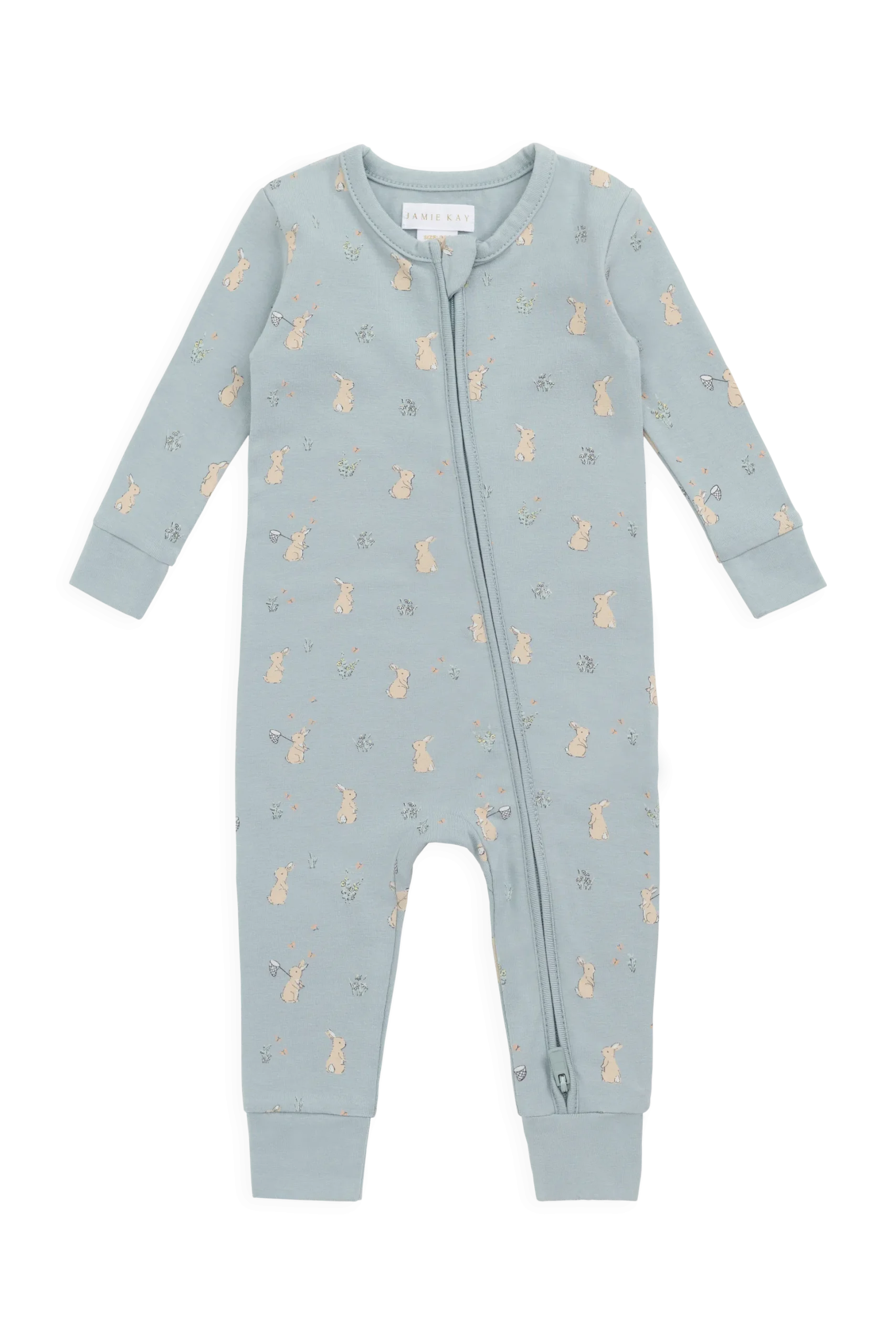 Organic Cotton Jude Onepiece-Lapin Jardin Blue