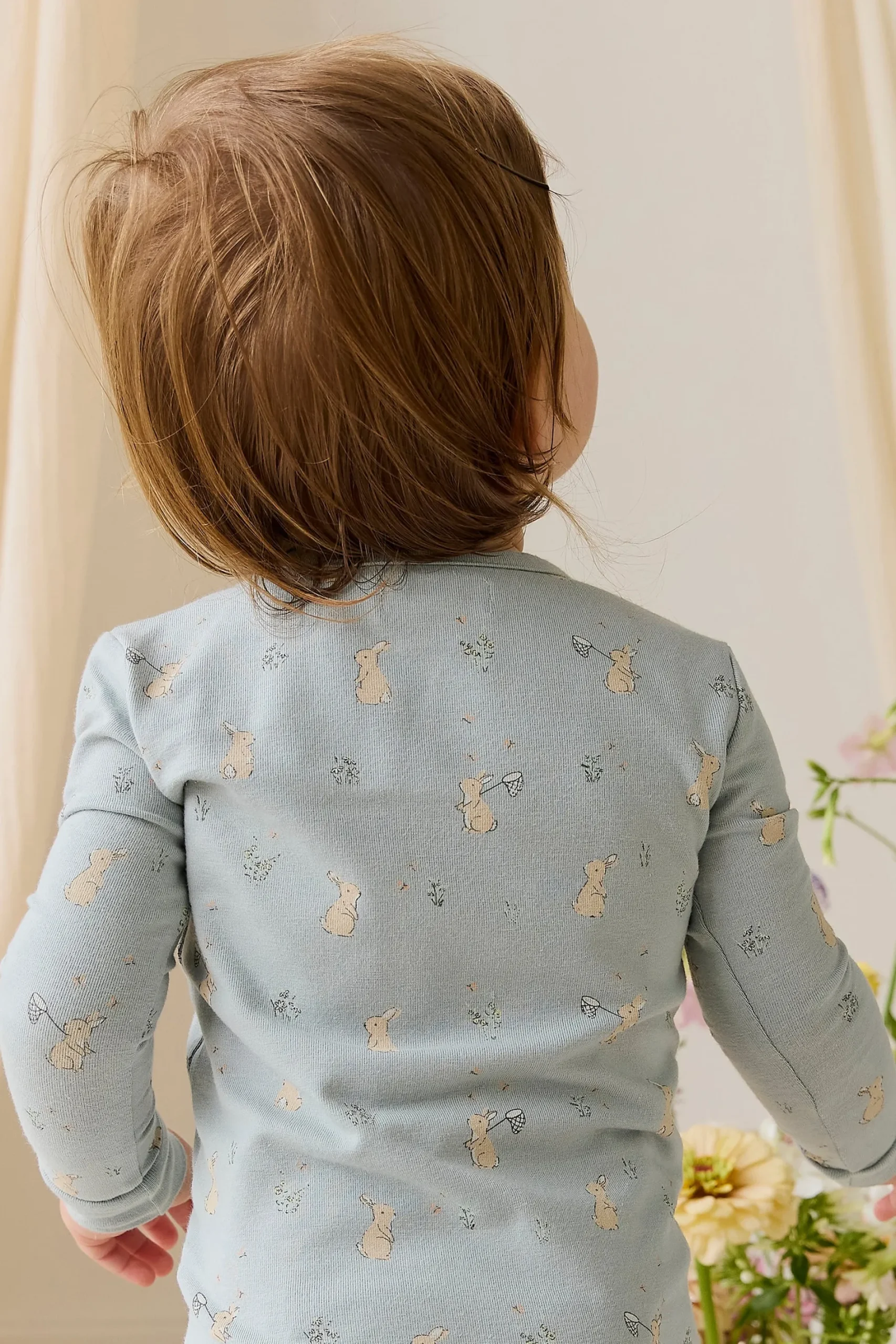 Organic Cotton Jude Onepiece-Lapin Jardin Blue