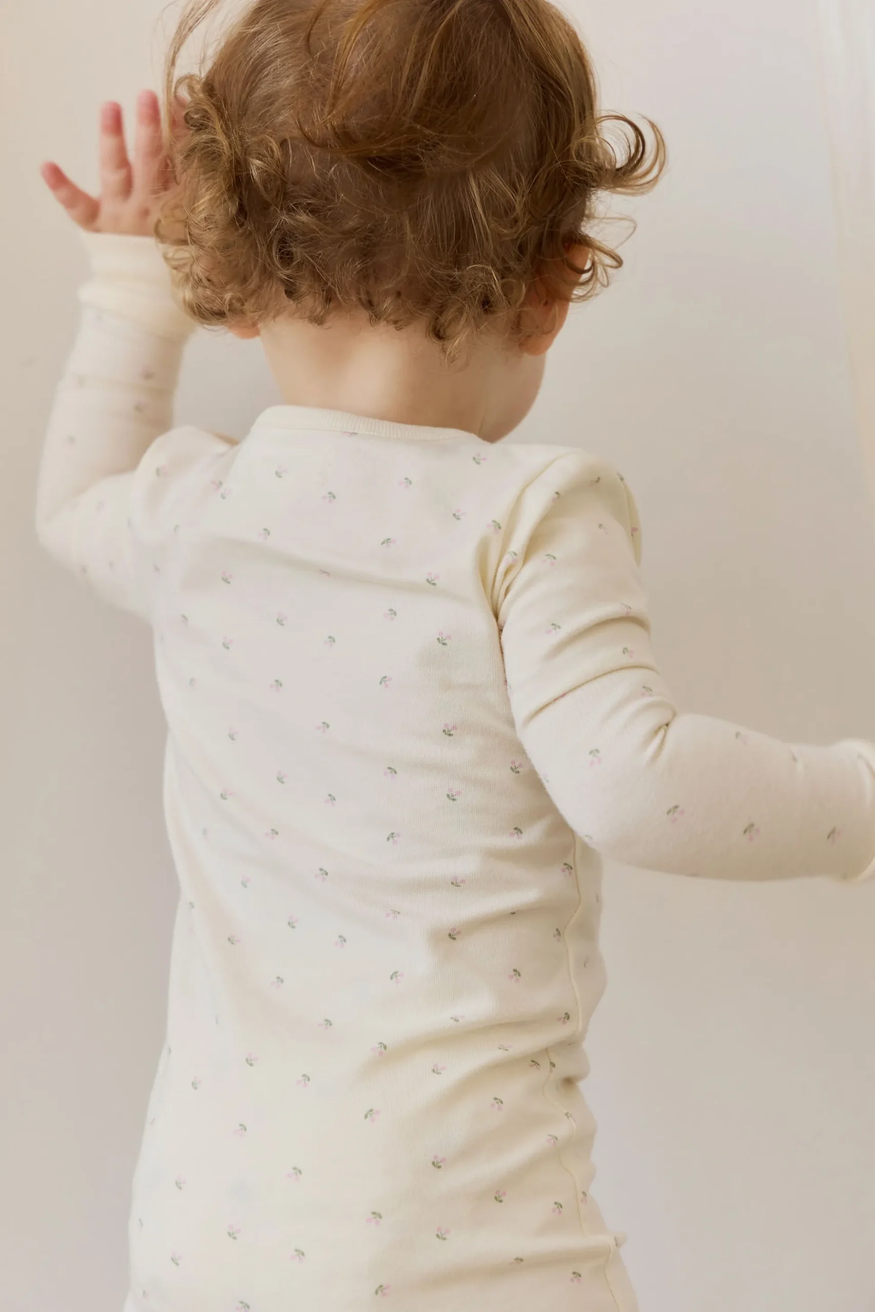 Organic Cotton Jude Onepiece - Ditsy Cherries