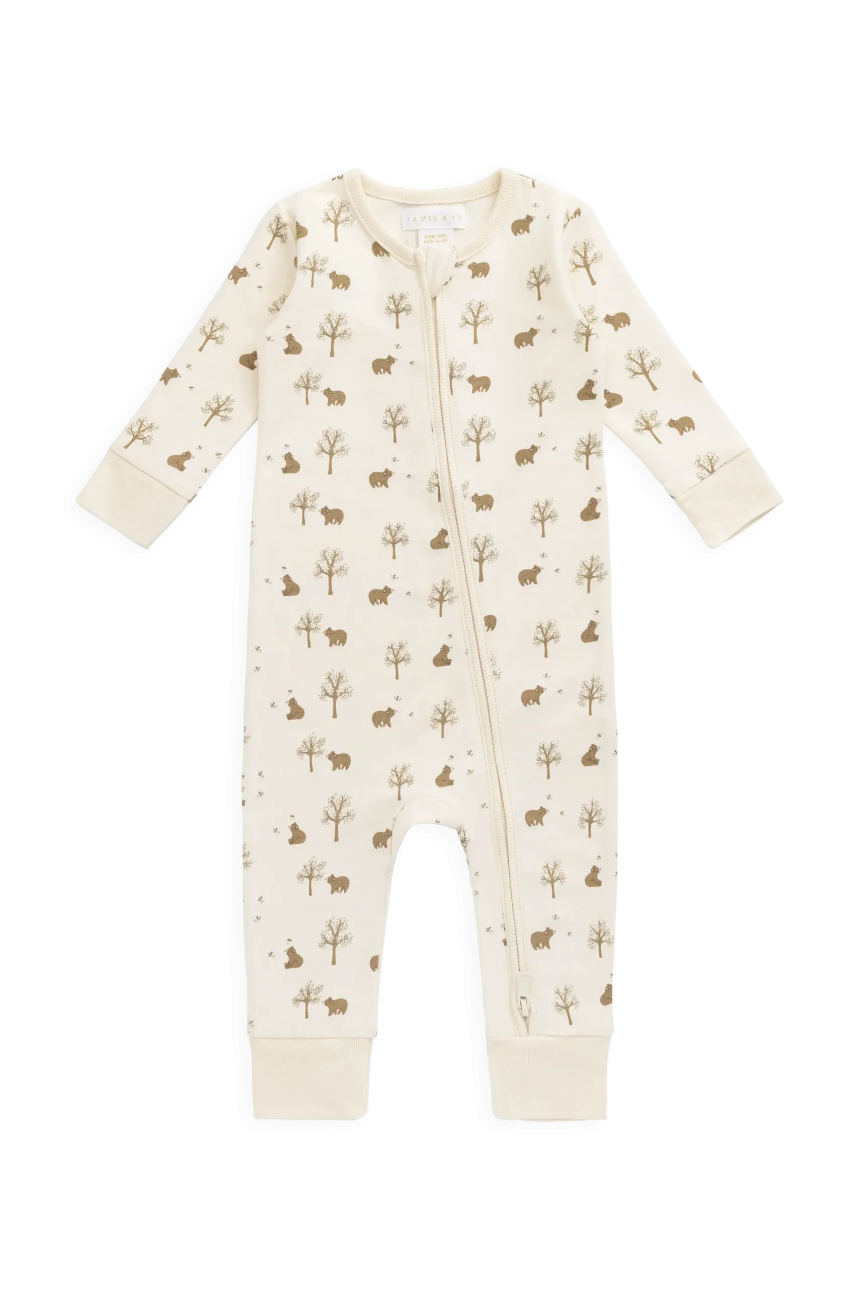 Organic Cotton Jude Onepiece - Honey Bear Cloud
