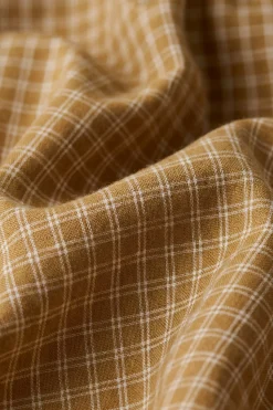 Organic Cotton Kenji Pant - Windowpane Check Buckwheat