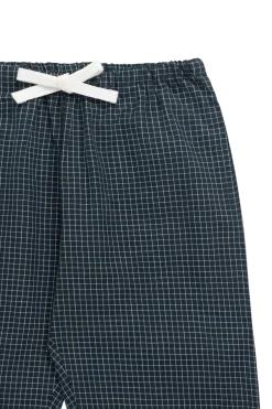 Organic Cotton Kingston Pant - Forest Grid