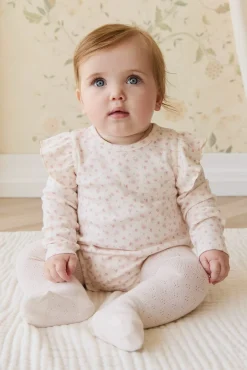 Organic Cotton Kinley Playsuit - Victoria Blush