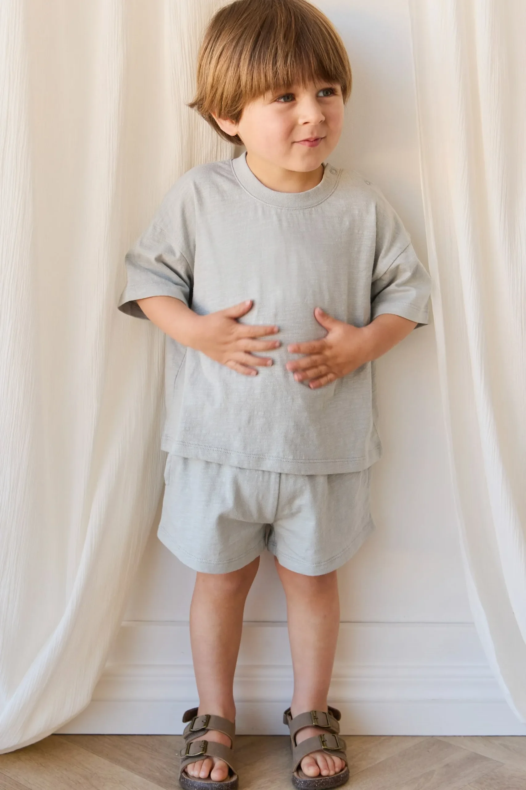 Organic Cotton Leith Tee - Shoreline