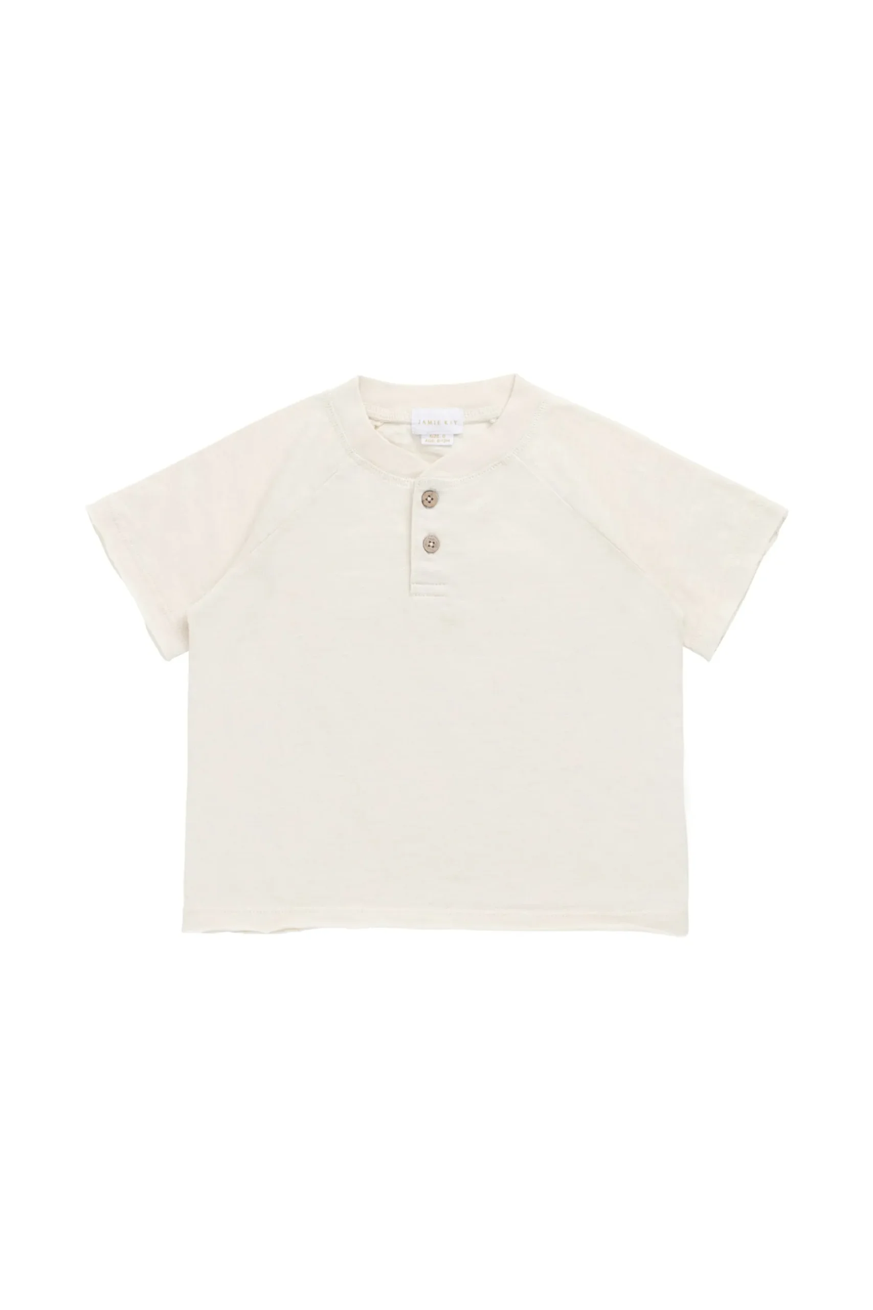 Organic Cotton Lewis Tee - Parchment