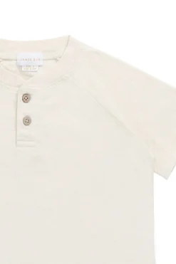 Organic Cotton Lewis Tee - Parchment