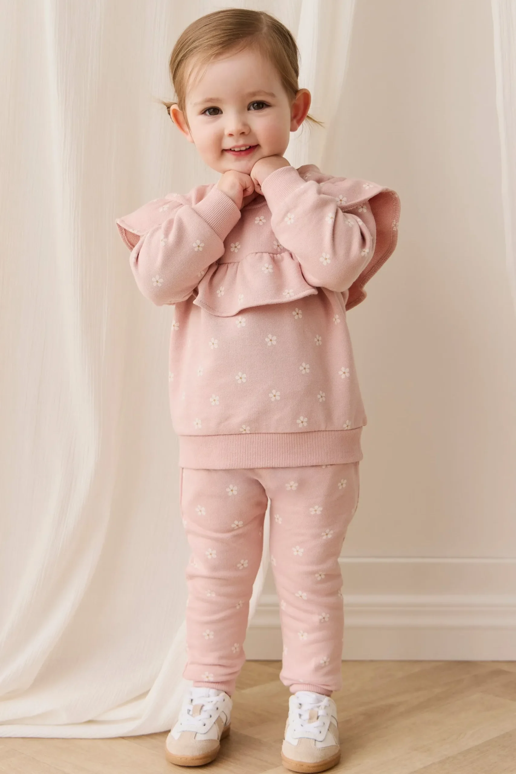 Organic Cotton Lilith Track Pant - Josie Floral