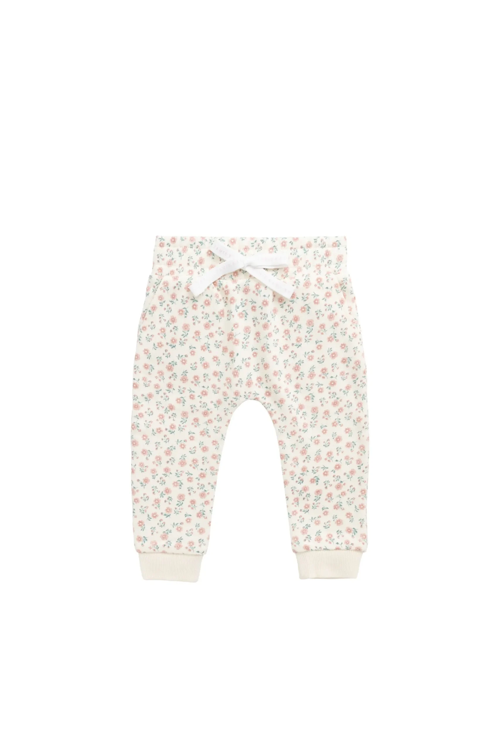 Organic Cotton Lilith Track Pant - Posy Garden Pink