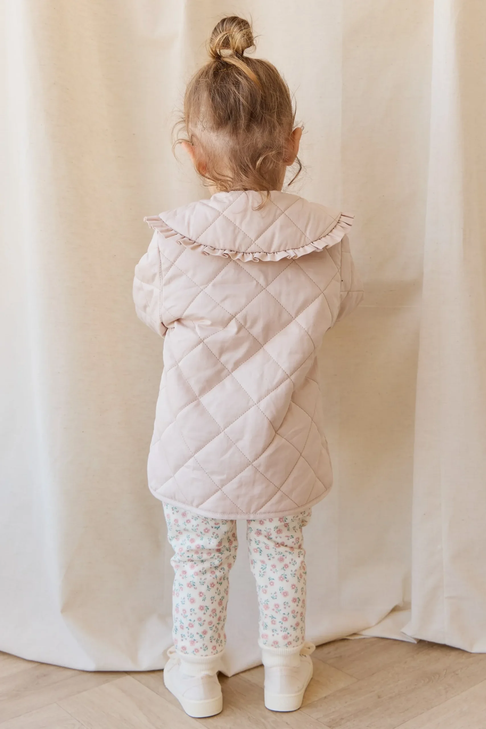 Organic Cotton Lilith Track Pant - Posy Garden Pink