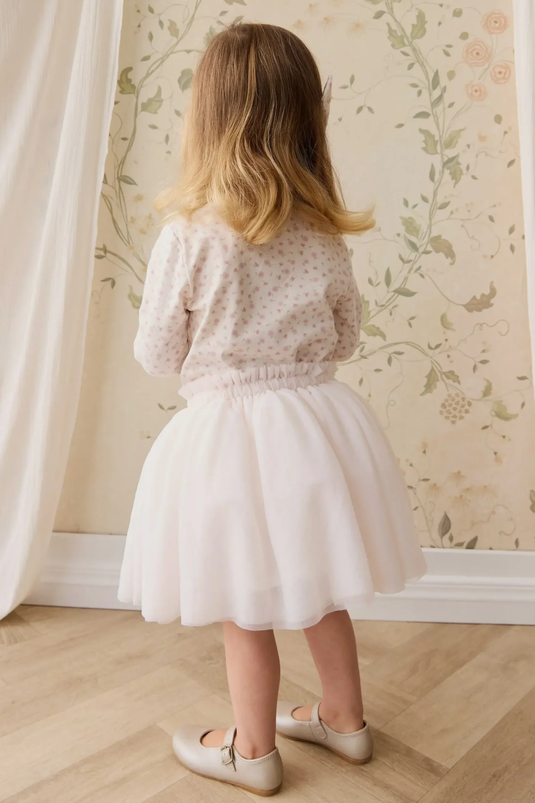 Organic Cotton Long Sleeve Top - Victoria Blush