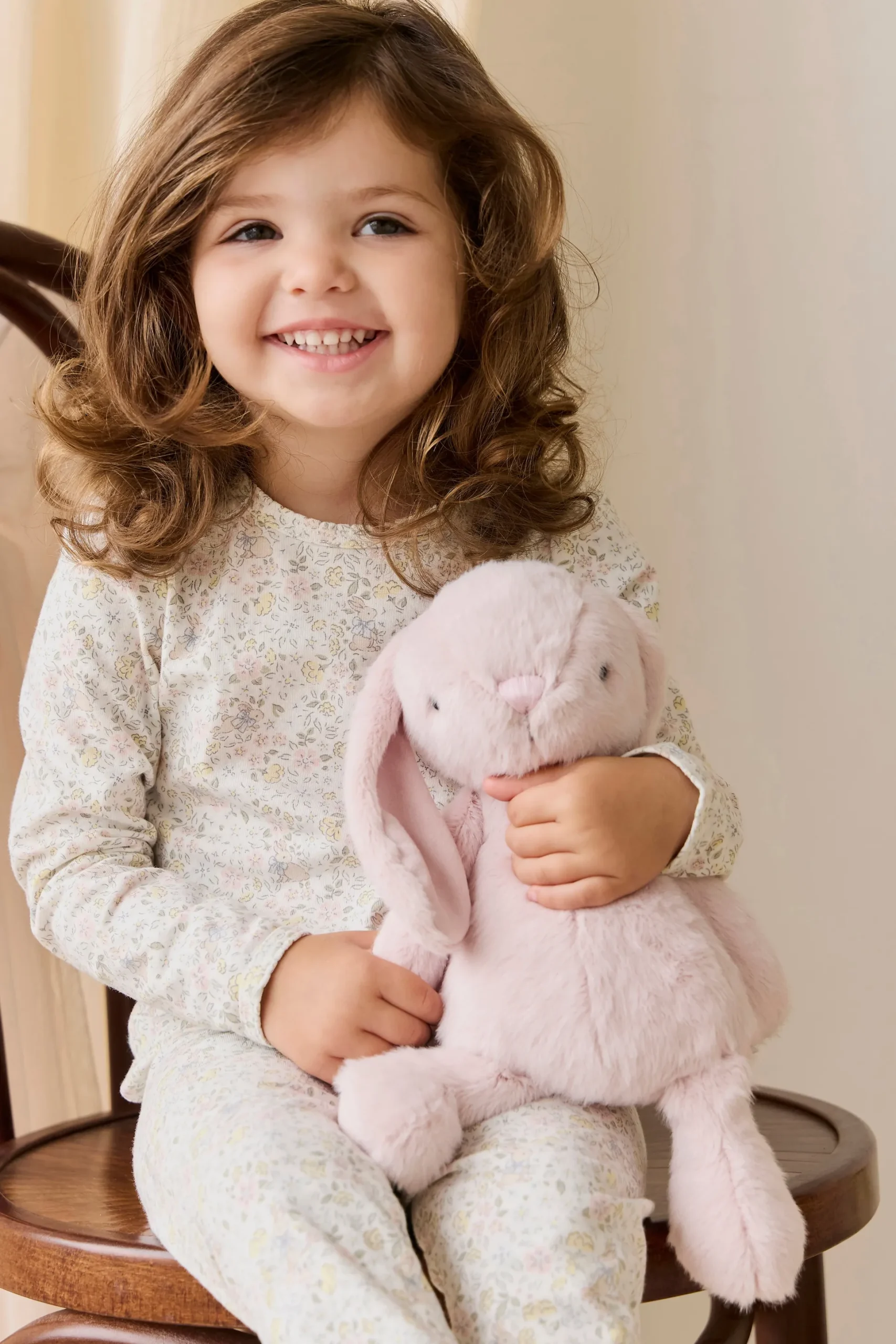 Organic Cotton Louisella Long Sleeve Pyjama Set-Cottage Garden