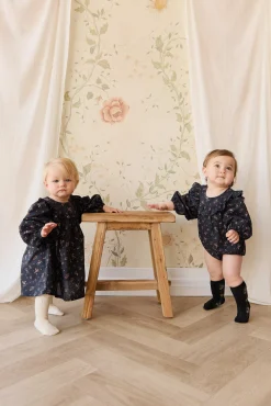 Organic Cotton Malia Playsuit - Bianca Noir