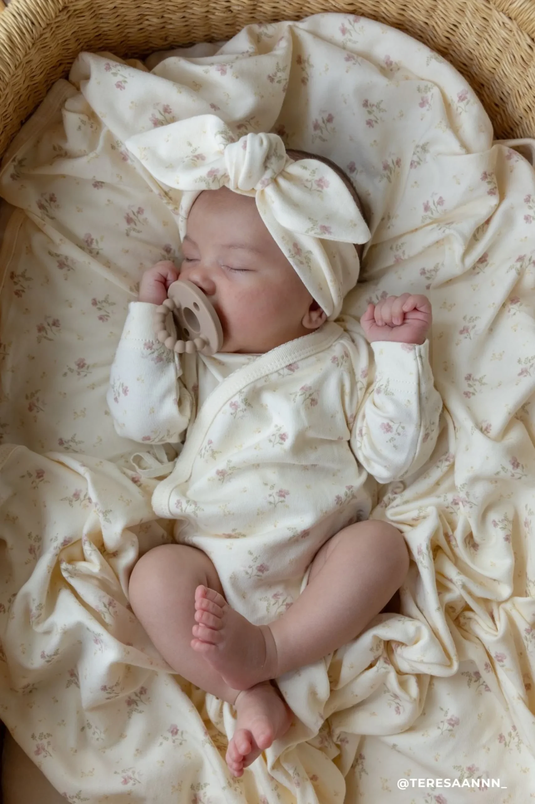 Organic Cotton Marina Bodysuit - Thelma Parchment