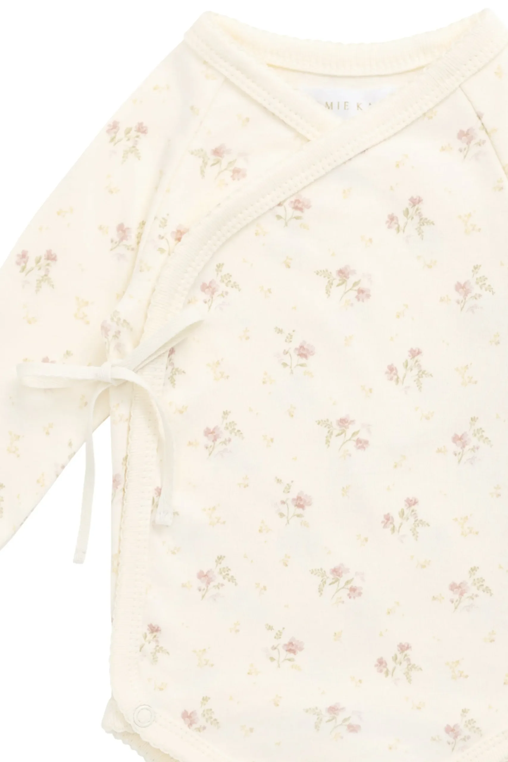 Organic Cotton Marina Bodysuit - Thelma Parchment