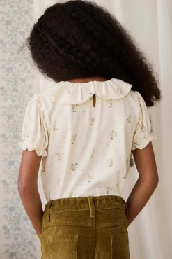 Organic Cotton Marlene Top - Josepha Egret Small