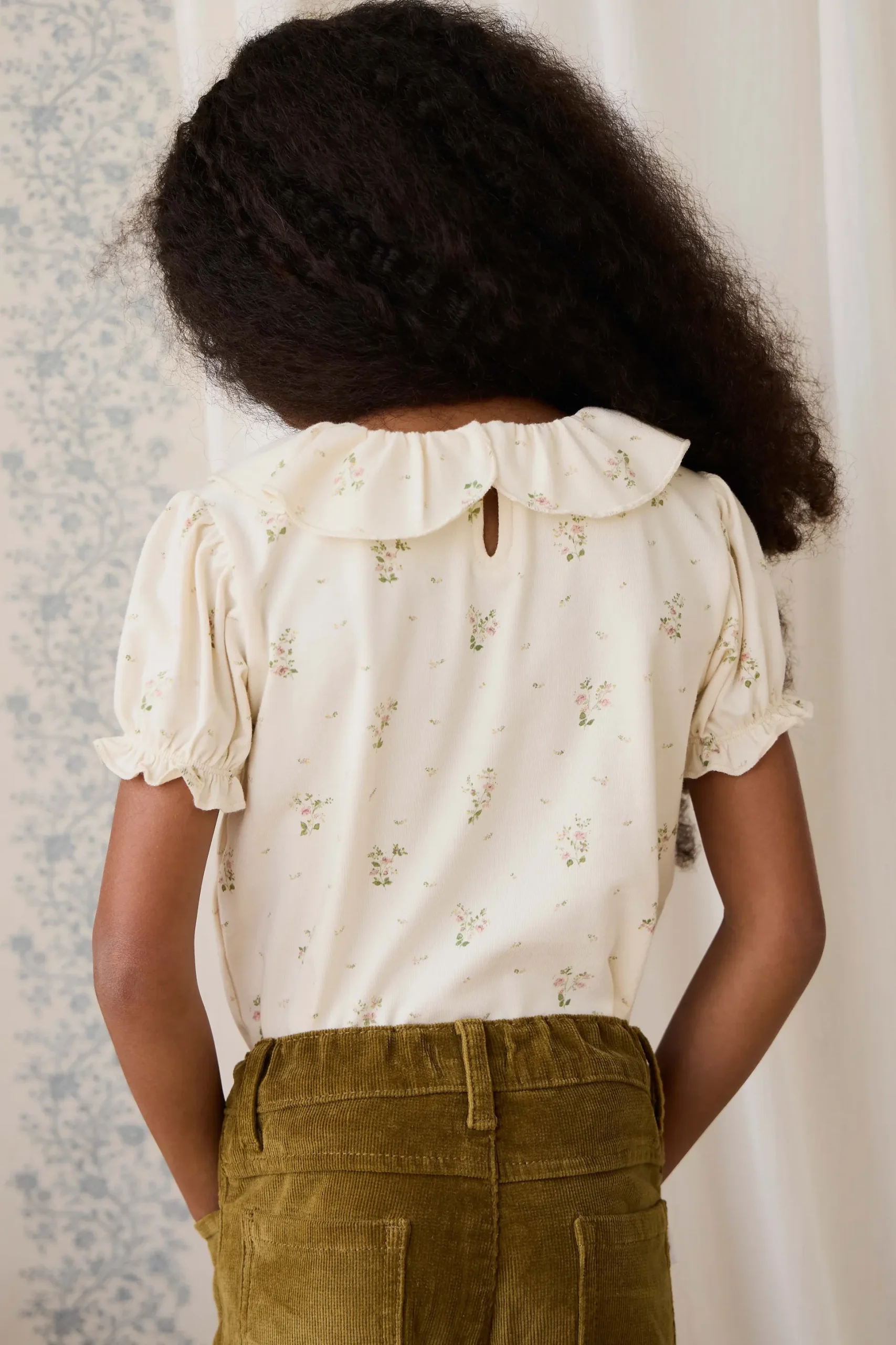 Organic Cotton Marlene Top - Josepha Egret Small