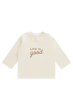 Organic Cotton Marshall Long Sleeve Top - Cloud Life is Good