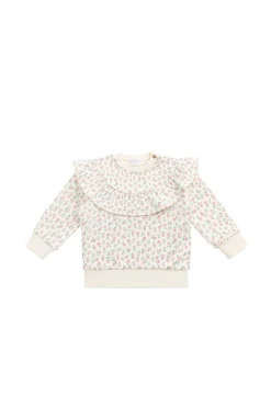 Organic Cotton Mckinley Sweatshirt - Posy Garden Pink