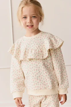 Organic Cotton Mckinley Sweatshirt - Posy Garden Pink