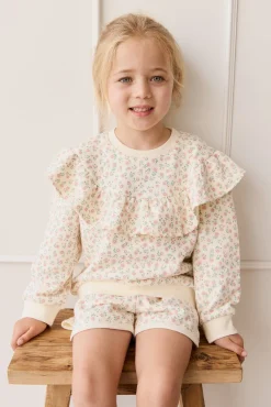 Organic Cotton Mckinley Sweatshirt - Posy Garden Pink