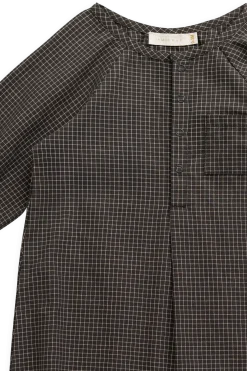 Organic Cotton Milton Onepiece - Basalt Grid