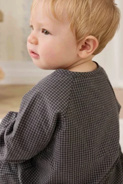Organic Cotton Milton Onepiece - Basalt Grid