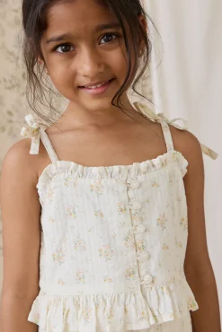Organic Cotton Mirabel Top-Justine Parchment