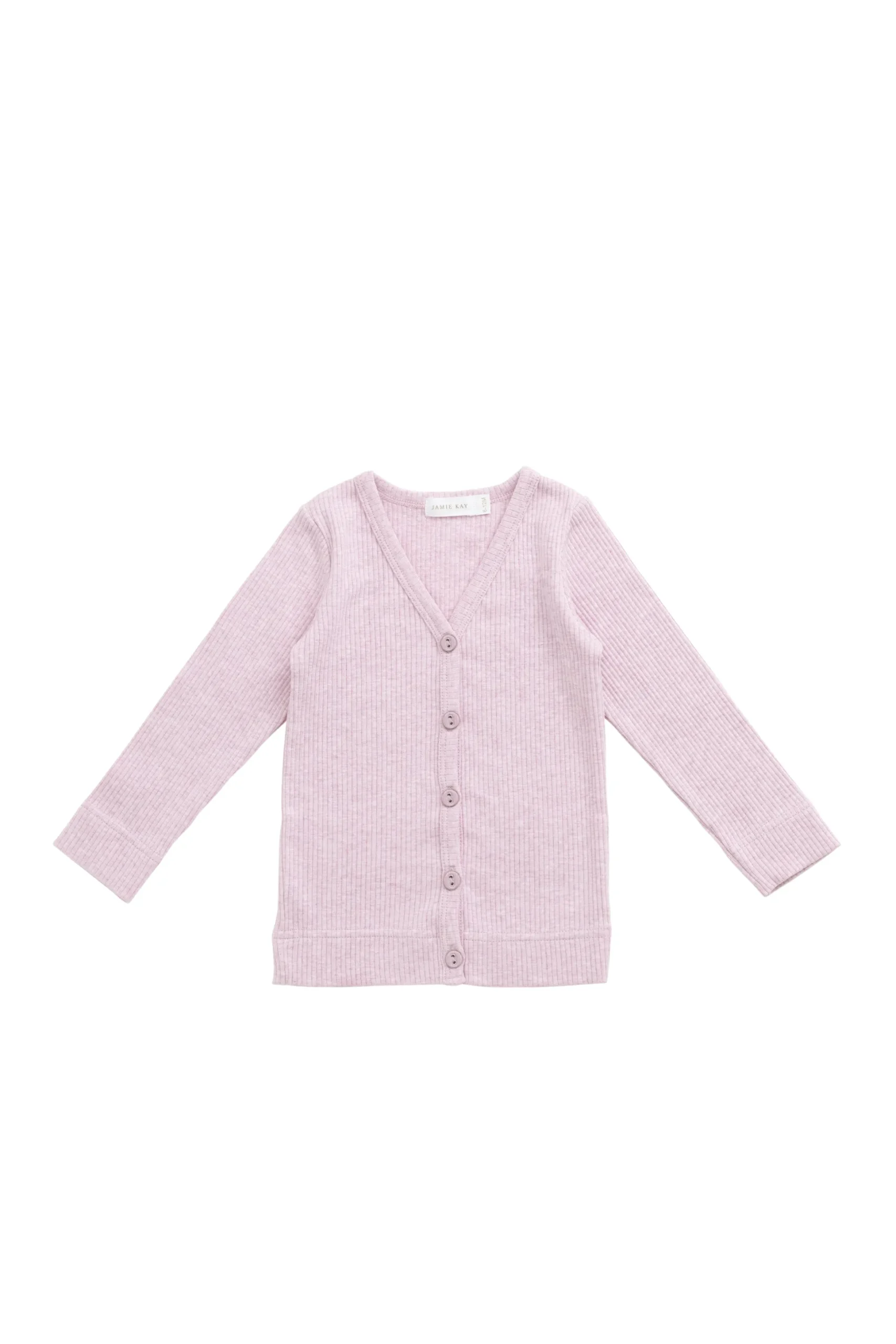 Organic Cotton Modal Cardigan - Orchid Marle