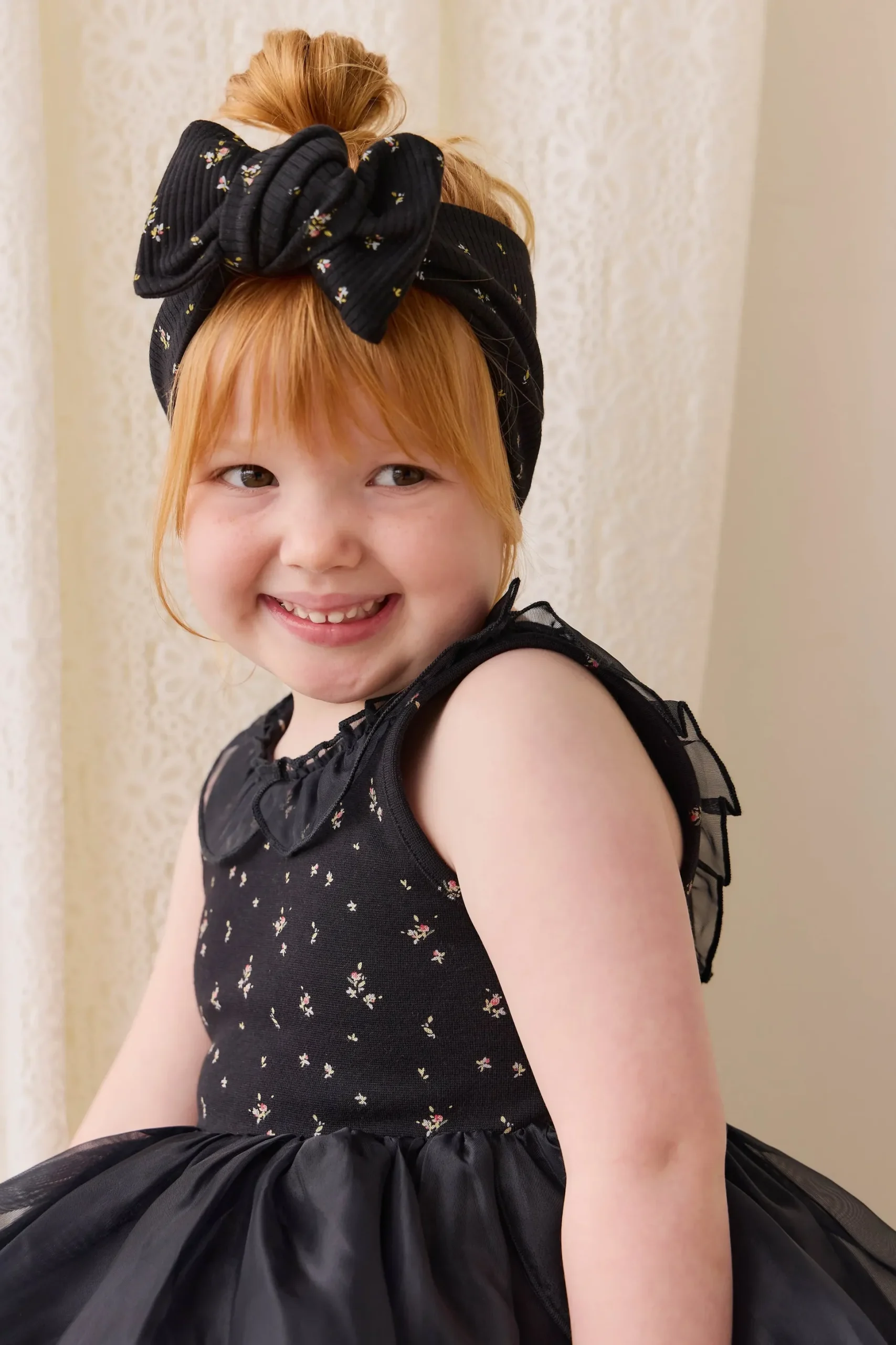 Organic Cotton Modal Headband - Dina Ebony