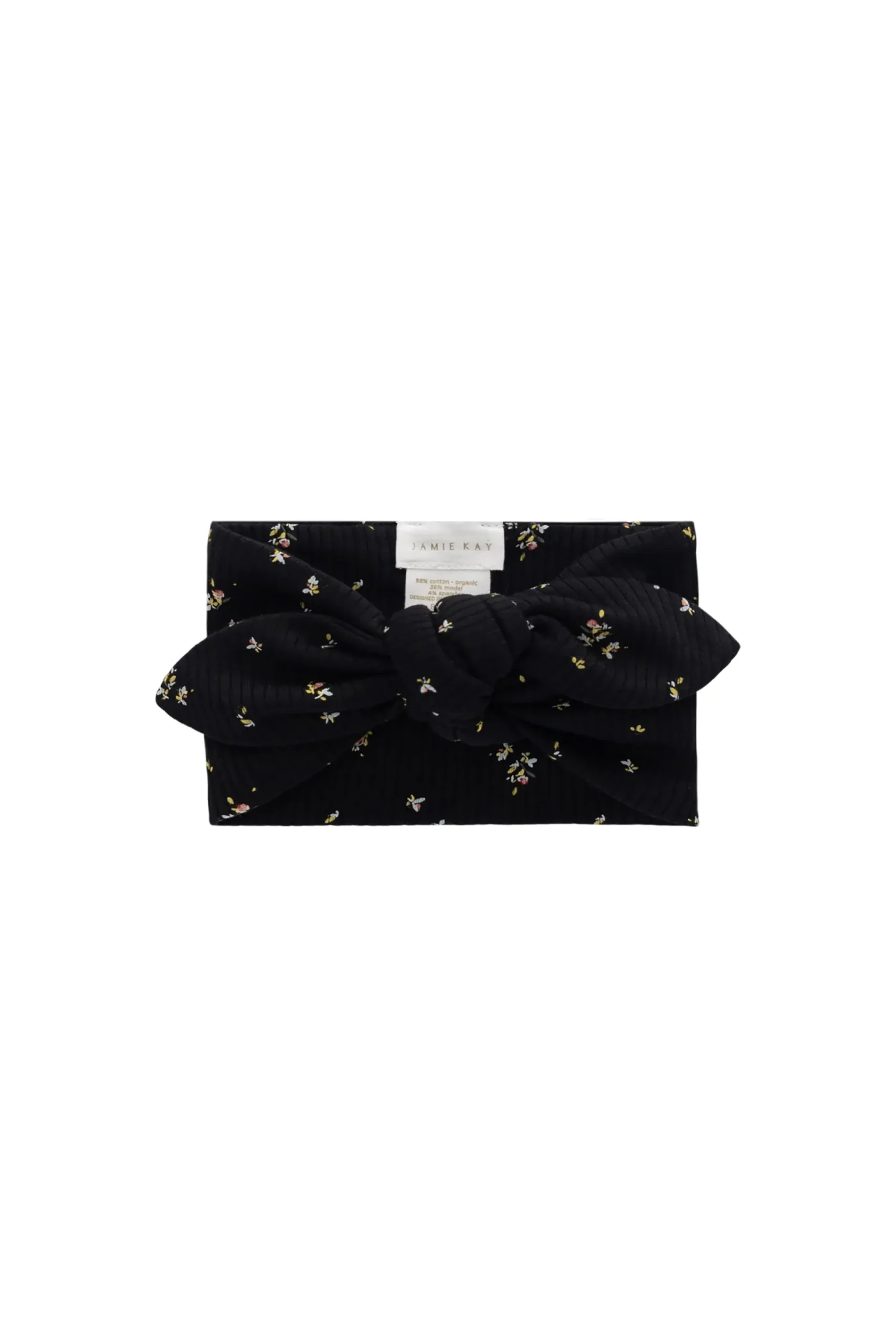 Organic Cotton Modal Headband - Dina Ebony